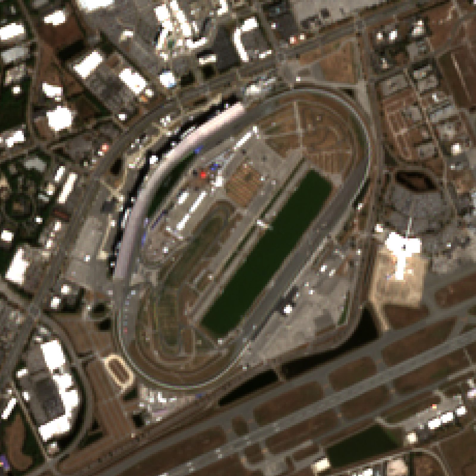 Satellite view of Daytona
