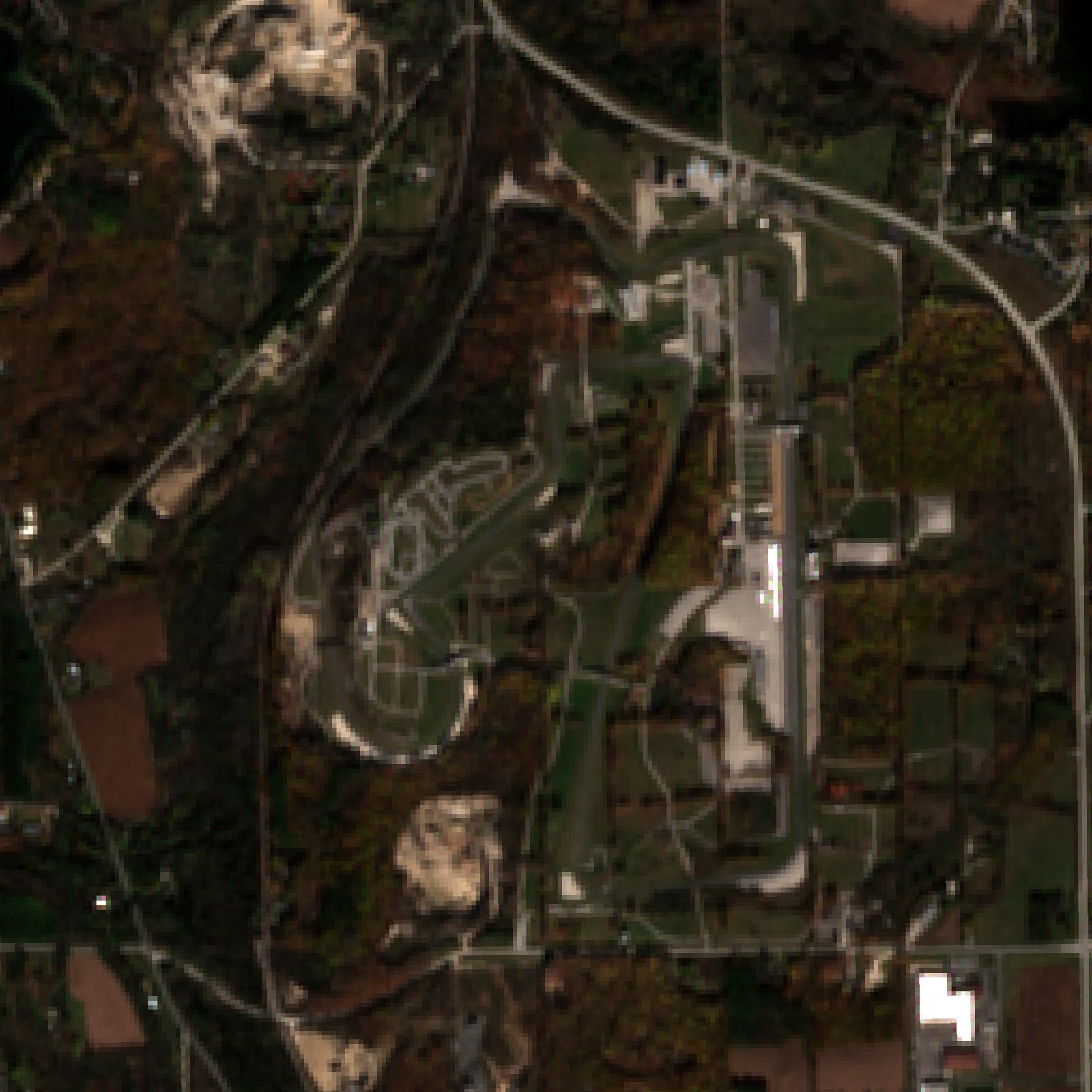 Satellite view of Road America