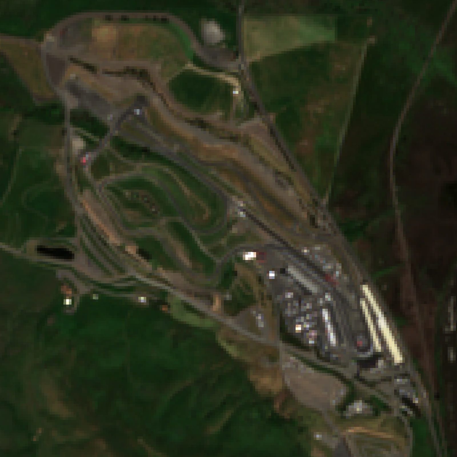Satellite view of Sonoma Raceway