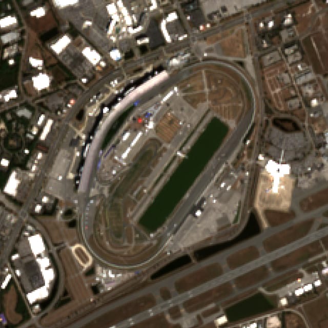 Satellite view of Daytona