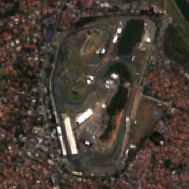 Satellite view of Interlagos