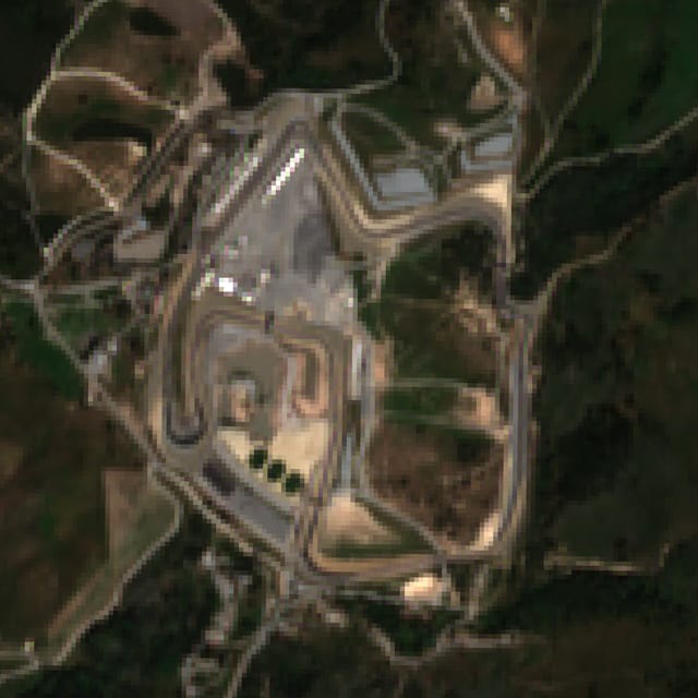 Satellite view of Laguna Seca
