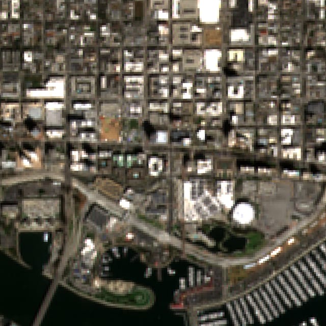 Satellite view of Long Beach