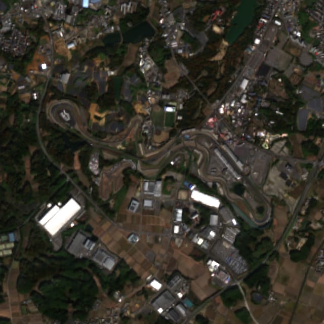 Satellite view of Suzuka